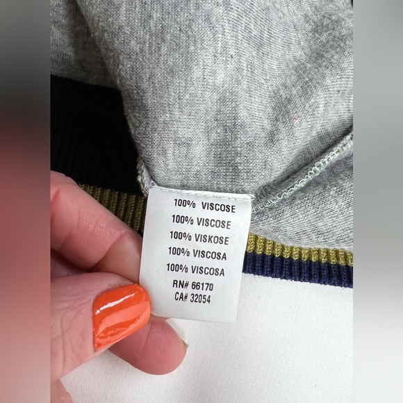 BLANK LONDON for ANTHROPOLOGIE Green and black Monstera knit sweater size S - Picture 13 of 16